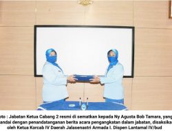 Ny Agusta Bob Tamara Jabat Ketua Cabang 2 Korcab IV DJA I 