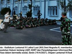 Kadiskum Lantamal IV Berikan Penyuluhan Hukum Tentang LGBT, KDRT dan Berita Hoax