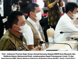 Bahas PMI, Ansar Ahmad Bertemu Doni Monardo di Hang Nadim