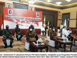 Danlantamal IV Hadiri Pengarahan Presiden Joko Widodo Kepada Kepala Daerah Se-Indonesia