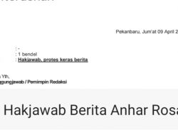 Terkait Berita Ismail Sarlata dkk, Akan Berurusan Dengan Pengurus PJID Riau, Ini Hak Jawab Ismail Sarlata