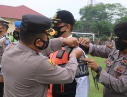 Kapolresta Deli Serdang Pimpin Apel Gelar Pasukan Operasi Keselamatan Toba 2021