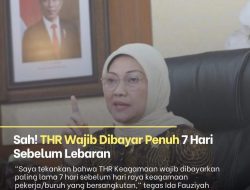 Terbitkan SE Thr Kemnaker : Thr wajib Dibayar Penuh