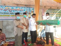 Safari Ramadhan 1442 H 2021 M Desa Rantau Panjang” Ustad Akbar Harapkan Bantuan Ruang Mengajar Kepada Ibuk Bupati Hj, Masna Busro