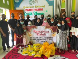 Di bulan Suci Ramadhan Tim 03 Srikandi Squad-01 Polres Merangin  memberikan Sedikit Bantuan Sembako ke Panti Asuhan Kasih Ummi Yayasan Rumah Amal Jariah Umat