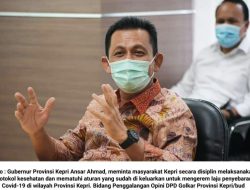 Cegah Covid-19, Ansar Ahmad Minta Pelanggar Prokes Diberi Sanksi Tegas