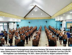 Danlantamal IV Hadiri Sidang Komisi Pantukhir Pusat Caba dan Cata PK TNI-AL 2021 di Tanjung Uban