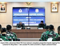 Aspers KSAL Sampaikan Pengarahan Kepada Segenap Perwira TNI-AL Tanjungpinang