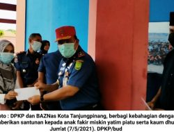 DPKP Salurkan Dana Zakat Profesi ASN pada Anak Fakir Miskin Yatim Piatu serta Kaum Dhuafa