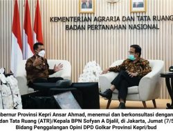Rencana Integrasi RTRW dan RZWP3K, Ansar Ahmad Temui Menteri ATR/BPN