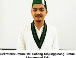 Terkait Palestina, Sekum HMI Cabang Tanjungpinang-Bintan :  “Give a Warning” Ketua Umum PB HMI
