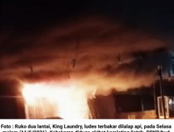 Ruko Usaha Laundry di Jalan Ganet Terbakar 