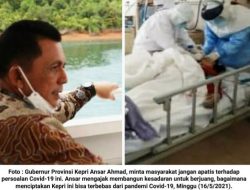 13.198 Orang Terpapar Covid-19 di Kepri, Ansar Ahmad : Masyarakat Jangan Apatis
