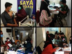 Jalasenastri Cabang 5 Lanudal Tanjungpinang Laksanakan Vaksinasi Covid-19   