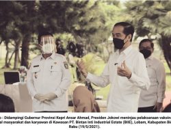 Presiden Berharap Penularan Covid-19 di Kepri Cepat Teratasi, Jokowi : Telepon Menkes Jika Vaksin Habis