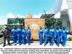 Jalasenastri Cabang 5 Lanudal Tanjungpinang Kunker ke Kampong Teripang