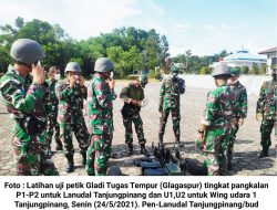 Lanudal Tanjungpinang Laksanakan Latihan Uji Petik Glagaspur Tingkat Pangkalan