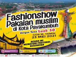 Sekretaris Komisi II DPRD Provinsi H.Nurkhalis Dt.Bijo Dirajo  Dan Dinas Pariwisata Provinsi Sumbar gelar Payakumbuh Fashion Show