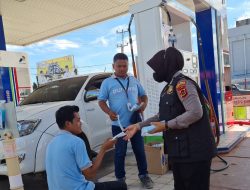 Kembali Tim 1 Srikandi Squad-01 Polres Merangin Melakukan Patroli Sambang Kepada Masyarakat Di SPBU Pematang Kandis dan Pertokoan Seputar Pematang Kandis