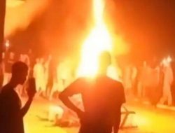 Inilah Kronologi Pembakaran Mapolsek Candipuro Lampung Selatan