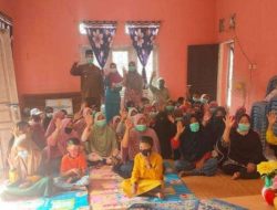 Kelurahan rimba melintang memberikan Santunan dompet anak yatim bulan suci ramadhan 1442 H untuk idul Fitri dan pendidikan