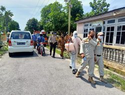 Kelurahan Wonorejo, Marpoyan Damai Lakukan Tracing dan Treatment Terhadap Masyarakat Terkonfirmasi Covid 19