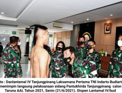 Danlantamal IV Pimpin Sidang Pantukhirda Calon Taruna AAL 2021