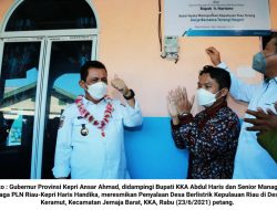 Ansar Ahmad “Nyalakan Lampu” Dua Desa di Anambas