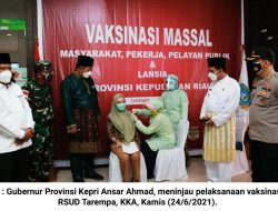 Ansar Ahmad Yakin Anambas Bisa Capai Target Vaksinasi Covid-19