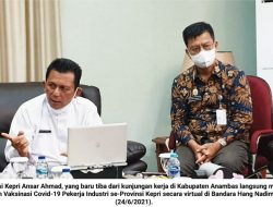 Demi Target Vaksinasi Tercapai, Ansar Ahmad Jamin Stok Vaksin