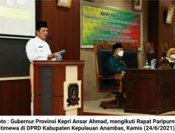 Hadiri Paripurna HUT Kabupaten Anambas, Ansar Ahmad : Majukan Anambas, Sejahterakan Masyarakatnya 