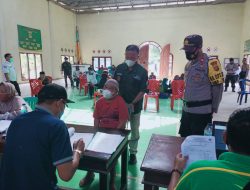 Vaksinasi covid 19 lansia tahap 1 di desa gading jaya tabir selatan