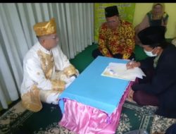 Resepsi Pernikahan Adik Ka.Biro CmCzone.com Tanjabtim Di Kecamatan Kumpeh Pakai Protokol Kesehatan
