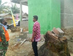 Danramil 420-05/Jangkat Kodim 0420/Sarko Kali Ini Di Percaya Sebagai Coordinator Pembanguna MCK Posyandu Dusun 3 Desa Bukit Beringin