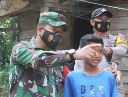 Dandim 0402/Sarko Beri Motivasi Kepada Anak-Anak Suku Anak Dalam(SAD) Di Pemukiman Desa Bukit Beringin
