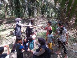 Kali Ini Tim 02 Srikandi Squad-01 Polres Merangin Giat Ke Pemukiman Suku Anak Dalam(SAD)
