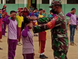 Babinsa Beri Pembinaan PBB Kepada Murid SD Inpres London