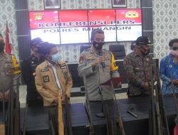 Polres Merangin Beserta Jajaran Polsek Telah Berhasil Amankan Ratusan Lebih Senjata Api Laras Panjang dan Satu Pucuk Laras Pendek