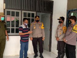 Kunjungan AKBP Yuyan Priatmaja.SIK.MH Jadikan Semangat Baru bagi Pasien Covid 19 Yang Sedang Isoman
