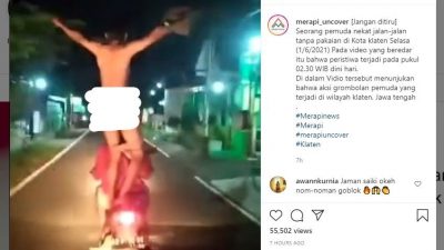 Pemuda Ini Viral sambil pamerkan alat vitalnya
