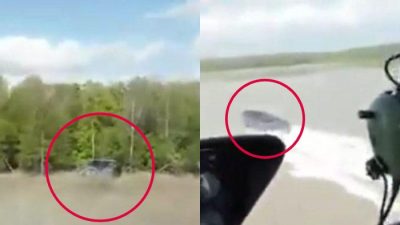 Saat Dikejar Heli Polisi, "Kapal Hantu" Buang Benda Misterisu ke Laut