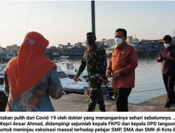 Pulih dari Covid-19, Ansar Ahmad Langsung Beraktivitas