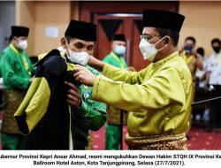 Ansar Ahmad Lantik Hakim STQH IX Kepri 