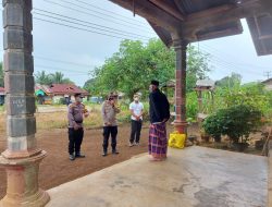 Kunjungan Kapolres Merangin terhadap Pasien Covid – 19 yang Melaksanakan Isolasi Mandiri