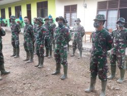 Sebelum Kegiatan, Anggota Satgas TMMD/N ke 111 Kodim 0306/50 Kota Laksanakan Apel Kesiapan