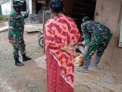Anggota Satgas TMMD Ucapkan Kata Pamit Kepada Masyarakat Nagari Talang Maur