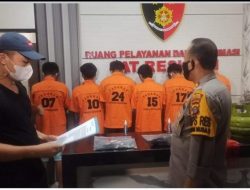 Hanya Hitungan Jam Enam Orang Otak Pelaku Aksi Tawuran dan Penjarahan, Diamankan Polres Pelabuhan Belawan