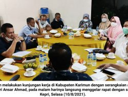 Usai Kunker dari Karimun, Gubernur Kepri Gelar Rapat dengan OPD