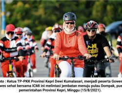 TP-PKK Kepri “Gowes” bersama ICMI