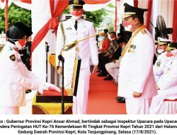 Gubernur Kepri Irup HUT RI ke-76, Ansar Ahmad : Jaga Kemerdekaan dengan Memupuk Persatuan dan Kesatuan
